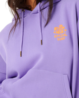 Hibicus  Heritage Hoodie in Purple