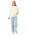 The Rip Curl Womens Ocean Tech Heritage Sweatshirt in Bone
