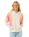 The Rip Curl Womens Olalla Fleece Hoodie in Oatmeal Marle