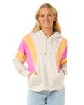 The Rip Curl Womens Olalla Fleece Hoodie in Oatmeal Marle