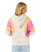The Rip Curl Womens Olalla Fleece Hoodie in Oatmeal Marle