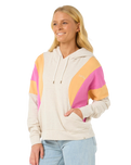The Rip Curl Womens Olalla Fleece Hoodie in Oatmeal Marle