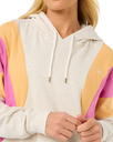 The Rip Curl Womens Olalla Fleece Hoodie in Oatmeal Marle
