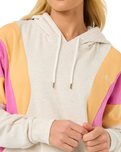 The Rip Curl Womens Olalla Fleece Hoodie in Oatmeal Marle