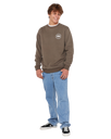 The Rip Curl Mens Staple Sweatshirt in Rock