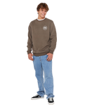 The Rip Curl Mens Staple Sweatshirt in Rock