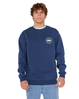 The Rip Curl Mens Staple Sweatshirt in Light Navy
