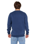 The Rip Curl Mens Staple Sweatshirt in Light Navy