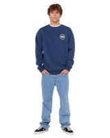 The Rip Curl Mens Staple Sweatshirt in Light Navy