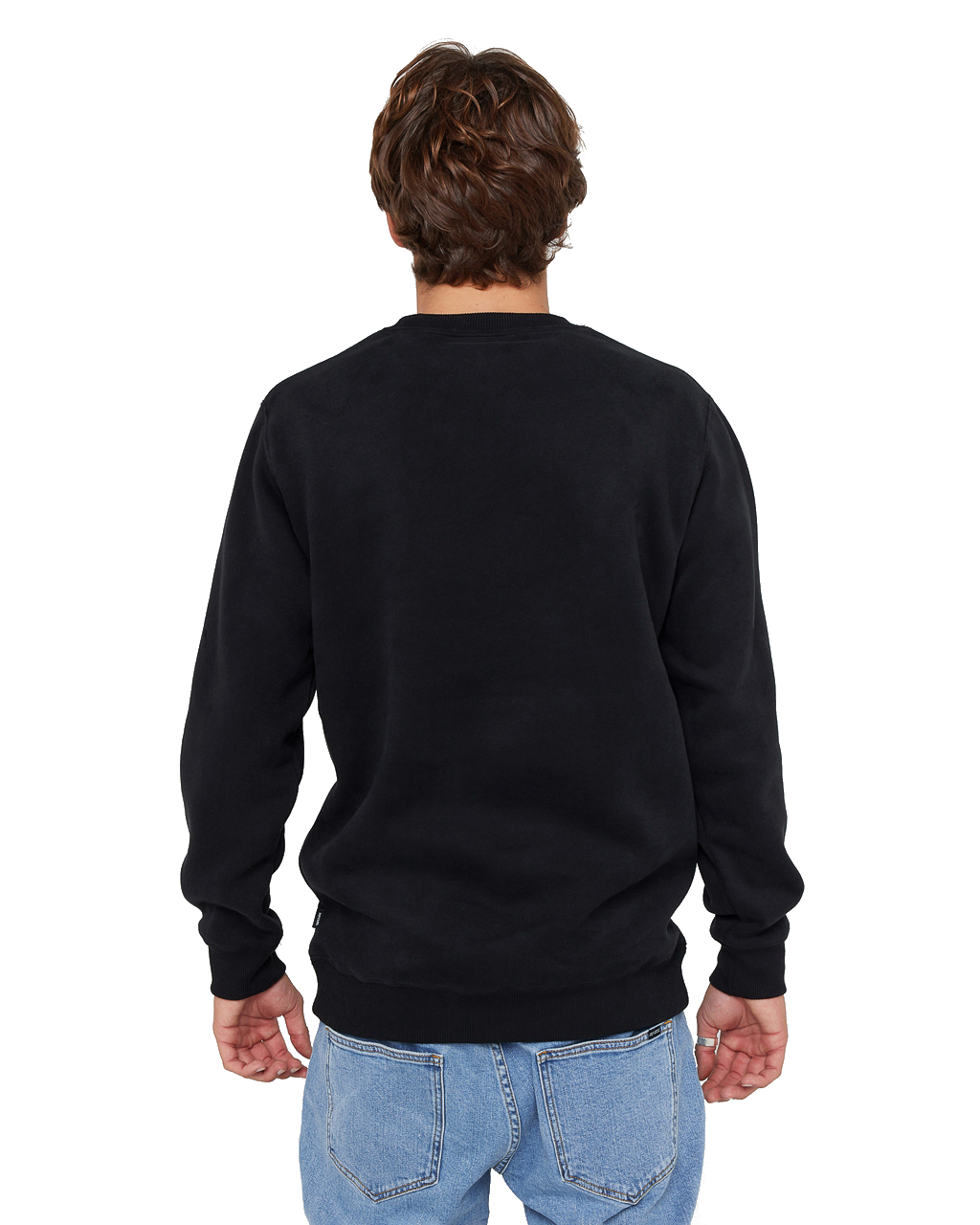 The Rip Curl Mens Staple Sweatshirt in Black