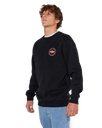 The Rip Curl Mens Staple Sweatshirt in Black