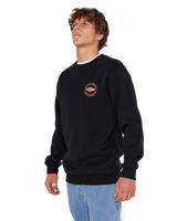 The Rip Curl Mens Staple Sweatshirt in Black
