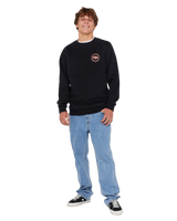 The Rip Curl Mens Staple Sweatshirt in Black