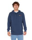 Surf Revival Line Up Hoodie in Light Navy