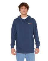 Surf Revival Line Up Hoodie in Light Navy