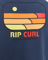 Surf Revival Line Up Hoodie in Light Navy