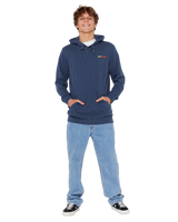 Surf Revival Line Up Hoodie in Light Navy