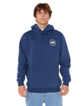 The Rip Curl Mens Staple Hoodie in Light Navy