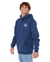 The Rip Curl Mens Staple Hoodie in Light Navy