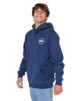 The Rip Curl Mens Staple Hoodie in Light Navy
