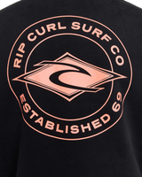 The Rip Curl Mens Staple Hoodie in Black