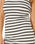 Bobby Mini Dress in Black & Off White