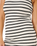 Bobby Mini Dress in Black & Off White
