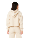 The Rip Curl Womens Cala Nights Textured Hoodie in Natural