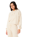 The Rip Curl Womens Cala Nights Textured Hoodie in Natural