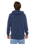 Surf Revival Decal Hoodie in Light Navy