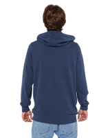 Surf Revival Decal Hoodie in Light Navy