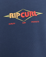 Surf Revival Decal Hoodie in Light Navy