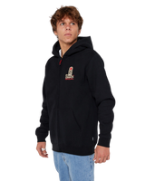 Search Zip Thru Hoodie in Black