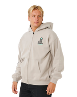 Search Zip Thru Hoodie in Stone