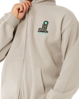 Search Zip Thru Hoodie in Stone