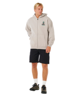 Search Zip Thru Hoodie in Stone