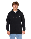 Horizon Zip Hoodie in Black