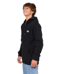 Horizon Zip Hoodie in Black
