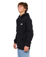 Horizon Zip Hoodie in Black
