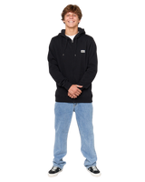 Horizon Zip Hoodie in Black