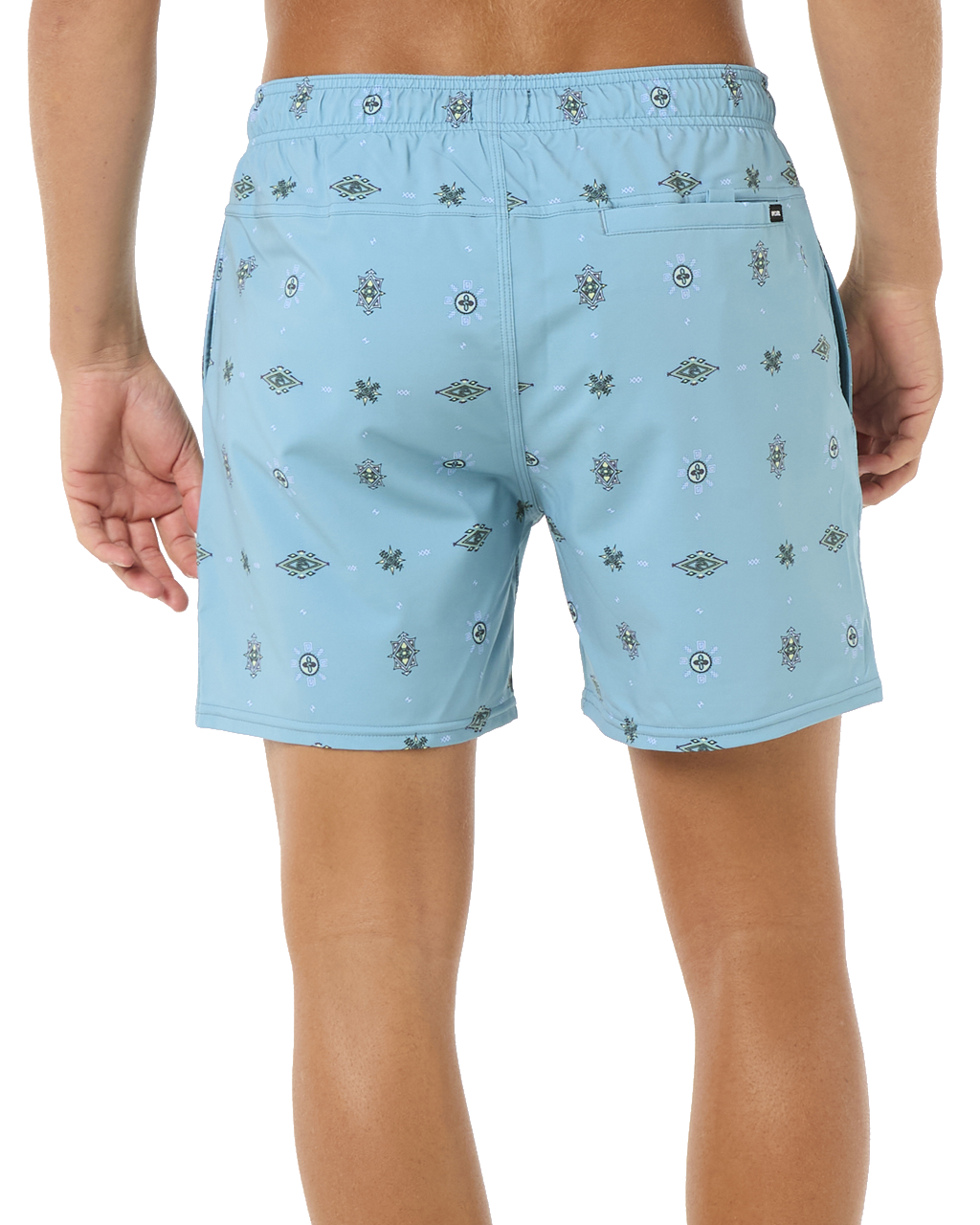 The Rip Curl Mens Fun Times Volley Shorts in Blue Lagoon