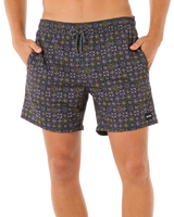 The Rip Curl Mens Fun Times Volley Shorts in Smokey Grape