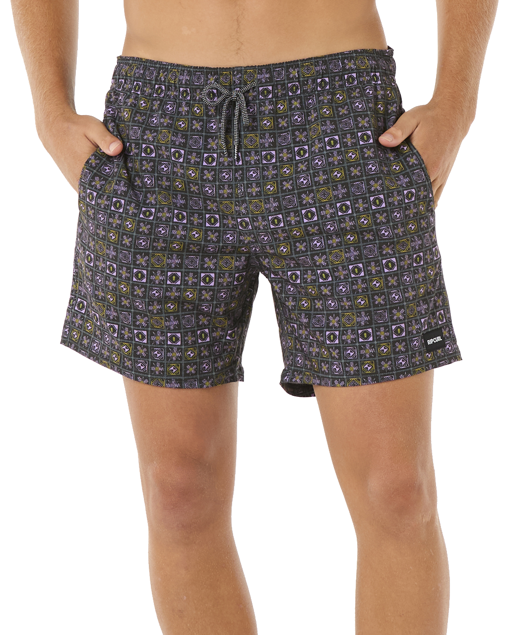 The Rip Curl Mens Fun Times Volley Shorts in Smokey Grape