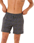 The Rip Curl Mens Fun Times Volley Shorts in Smokey Grape