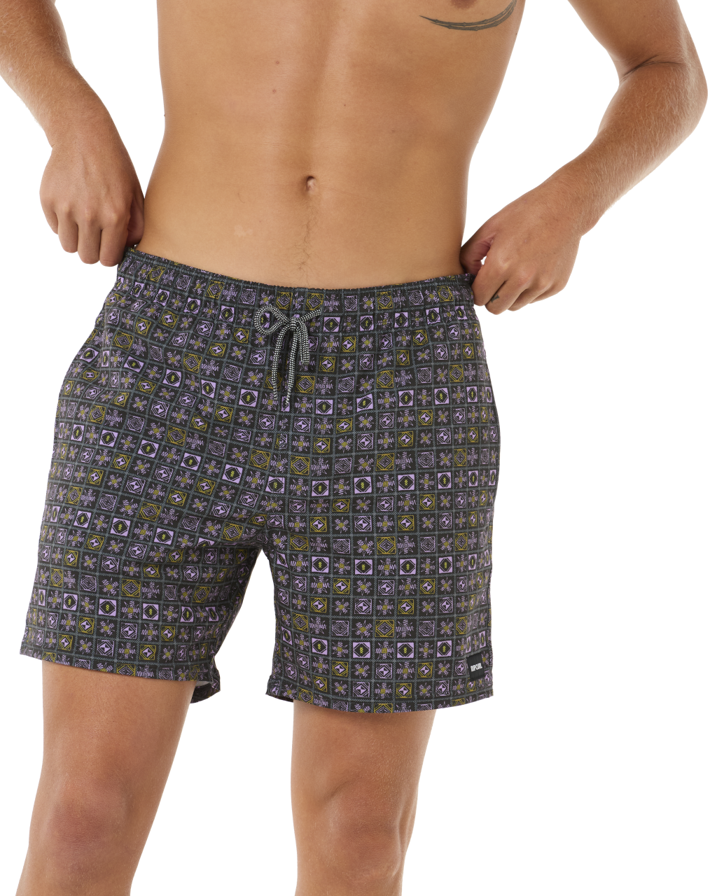 The Rip Curl Mens Fun Times Volley Shorts in Smokey Grape