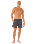 The Rip Curl Mens Fun Times Volley Shorts in Smokey Grape