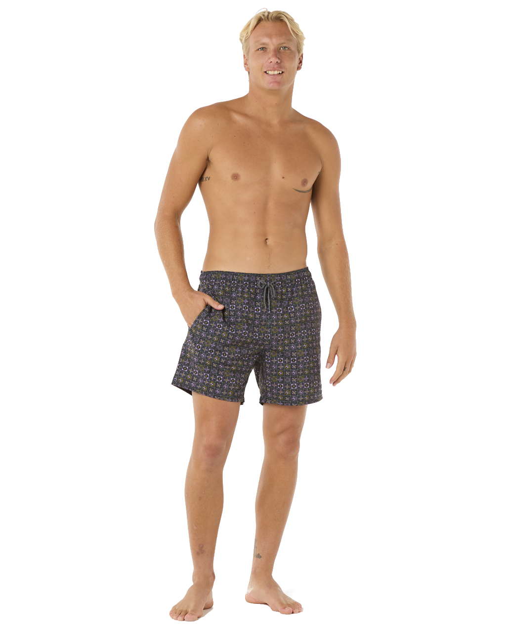 The Rip Curl Mens Fun Times Volley Shorts in Smokey Grape