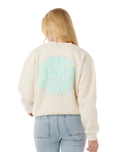 The Rip Curl Womens Icons Of Surf Sweatshirt in Shell
