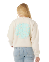 The Rip Curl Womens Icons Of Surf Sweatshirt in Shell