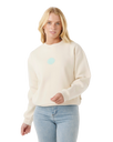 The Rip Curl Womens Icons Of Surf Sweatshirt in Shell